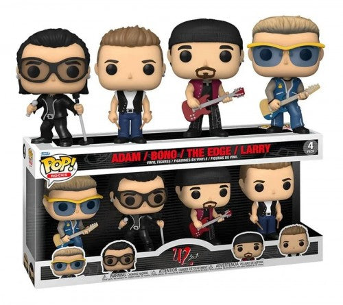 Funko Pop U2 Adam / Bono / The Edge / Larry - 4PACK
