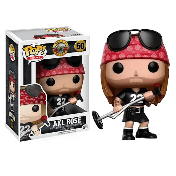 Funko Pop Rocks Guns N' Roses Axl Roseb - 50
